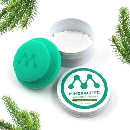 Mineralized Deodorant Deodorant Wild Black Spruce Mineralized Full-Size Deodorant Powder