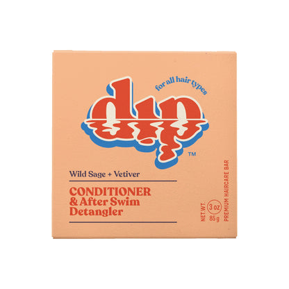 Dip Conditioner Bar &amp; After Swim Detangler - Wild Sage &amp; Vetiver