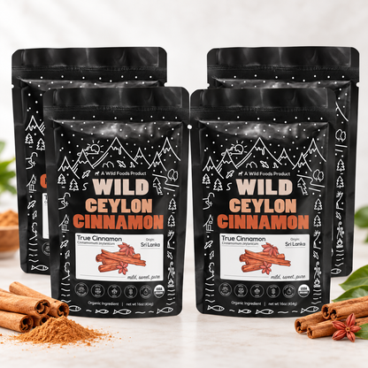 Ceylon Cinnamon Powder Organic, 64 servings - USDA Organic Cinnamon from Sri Lanka