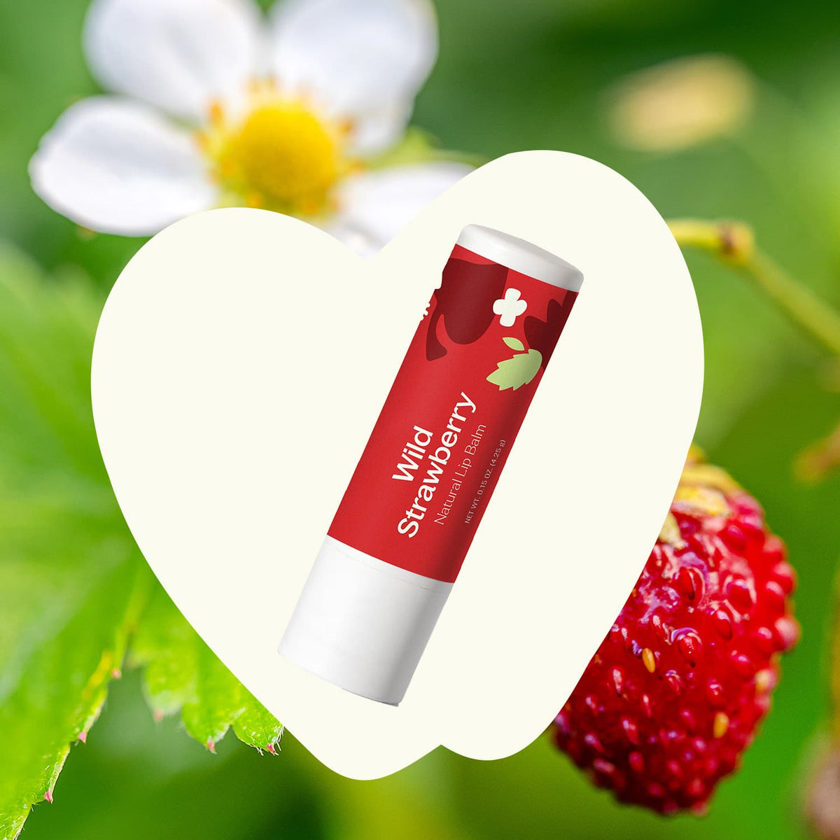 Wild Strawberry Natural Lip Balm