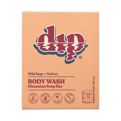 Dip Body Wash Cleansing Soap Bar - Wild Sage &amp; Vetiver