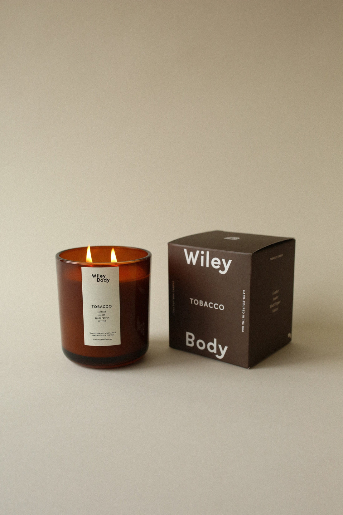 Wiley Body Candle The Candle - Tobacco