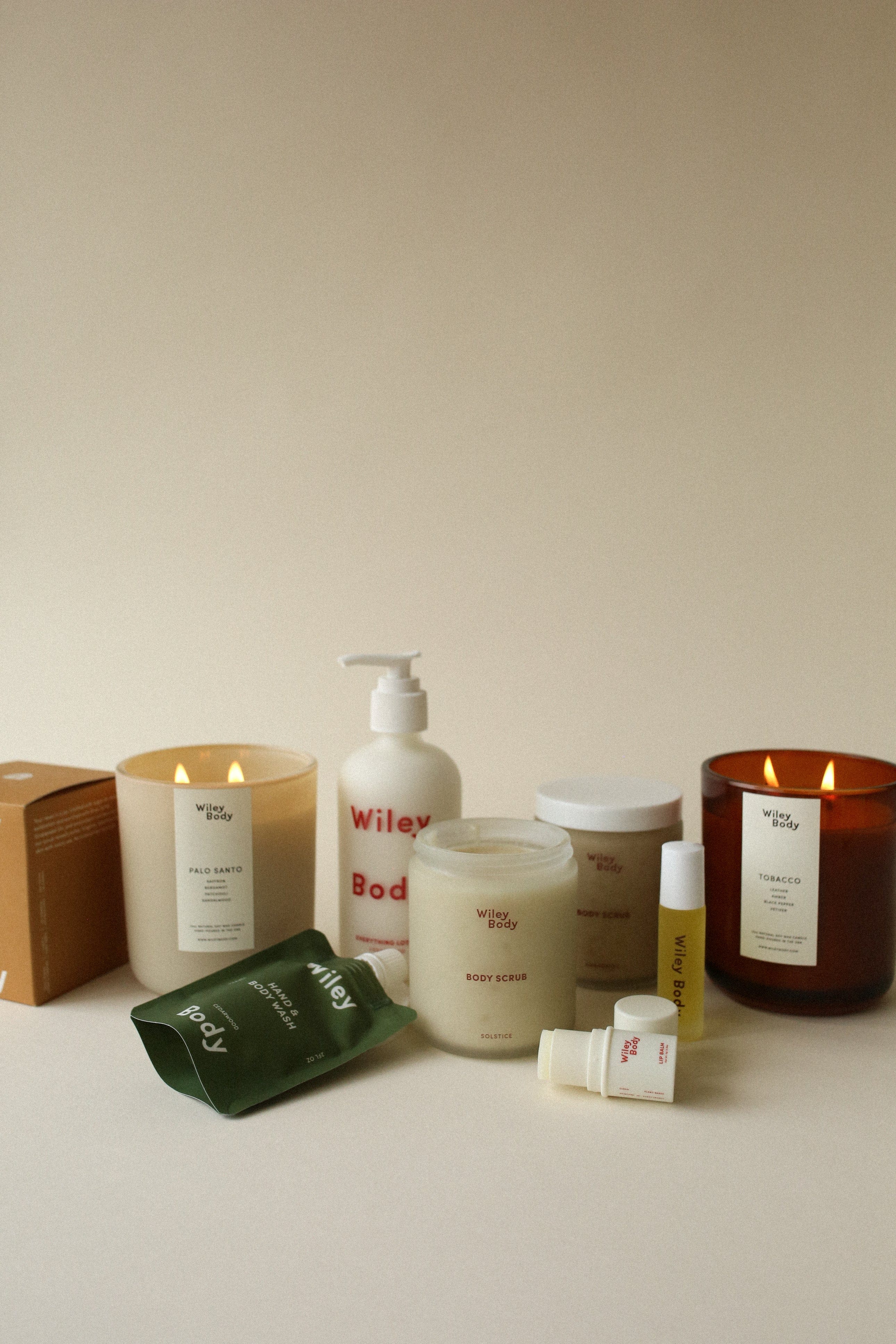 Wiley Body Candle The Candle - Palo Santo