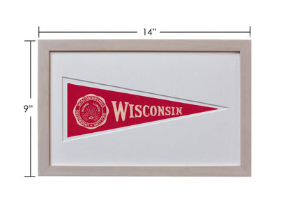 Vintage Wisconsin Hormel Pennant
