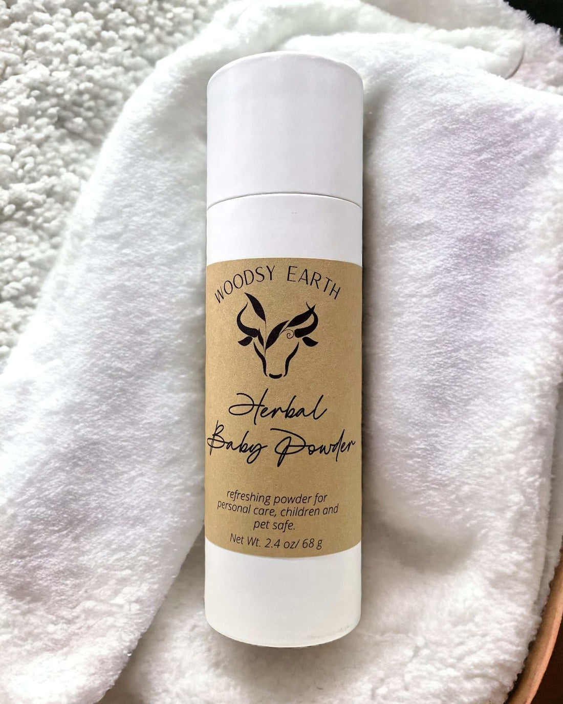 Woodsy Earth Herbal Baby Powder