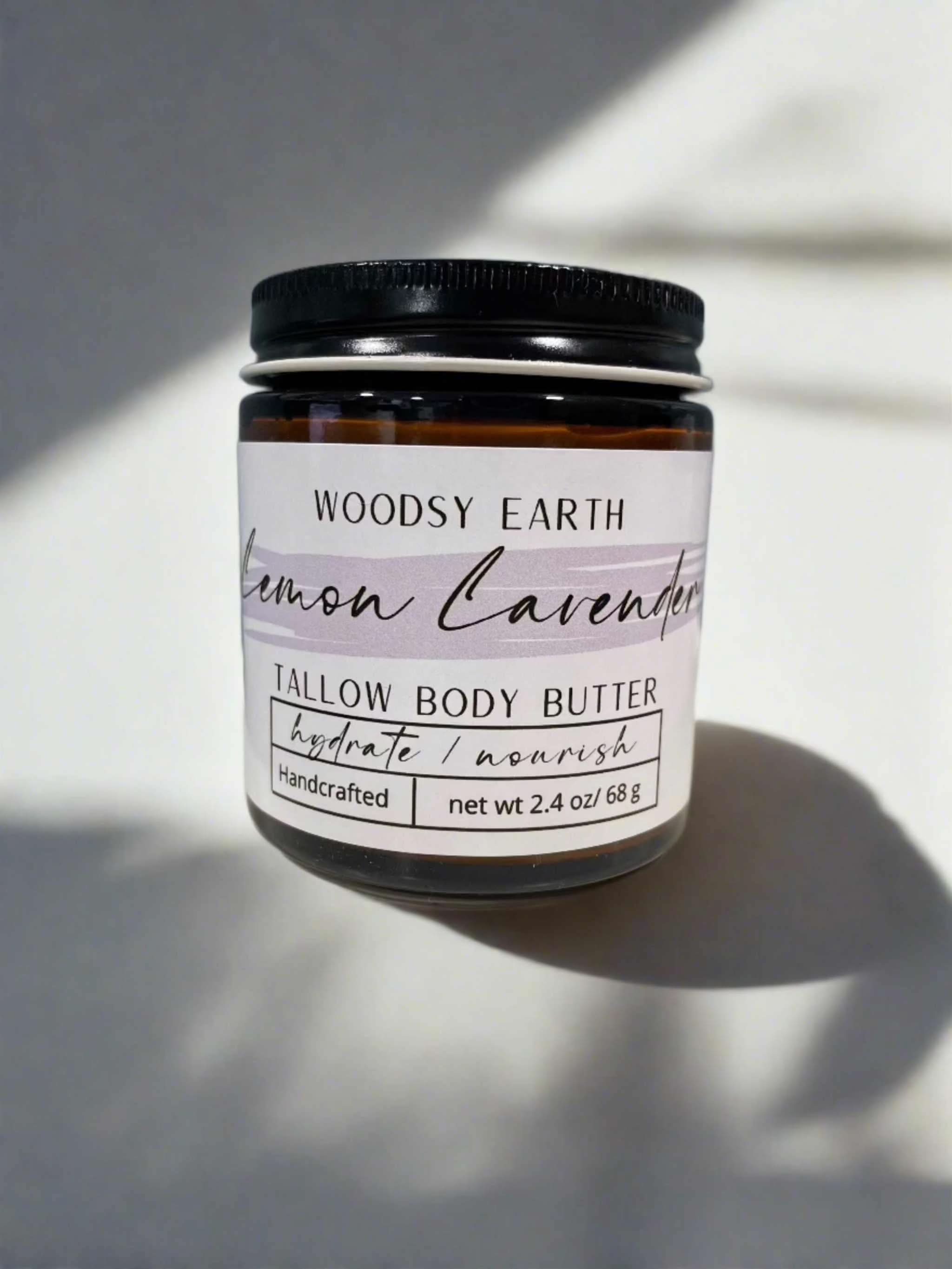 Woodsy Earth Whipped Body Butter Lemon Lavender Whipped Body Butter