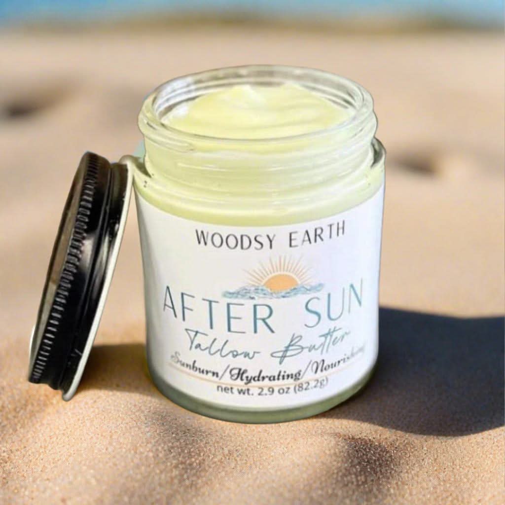 Woodsy Earth Burn Cream After Sun Herbal Recovery Butter