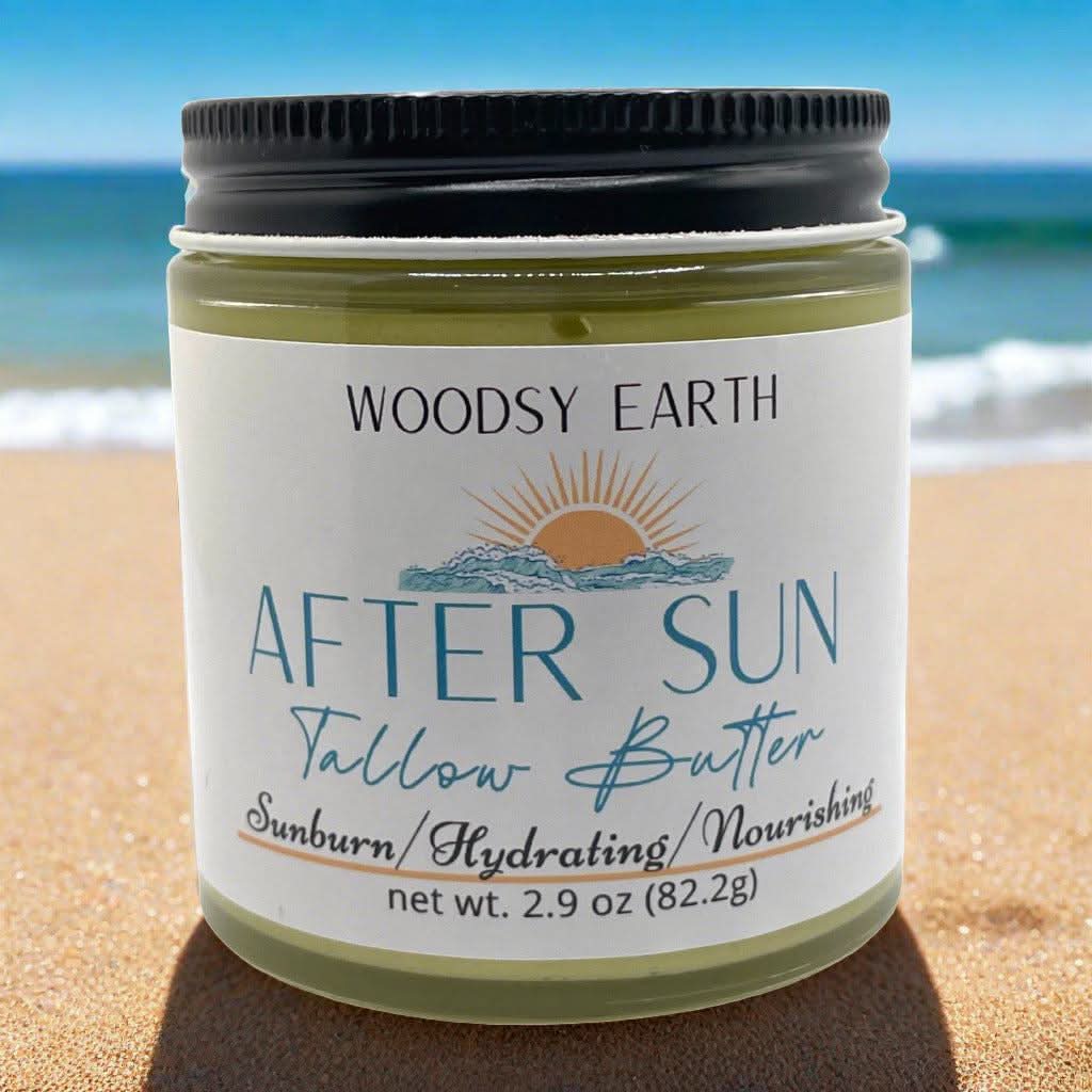 Woodsy Earth Burn Cream After Sun Herbal Recovery Butter