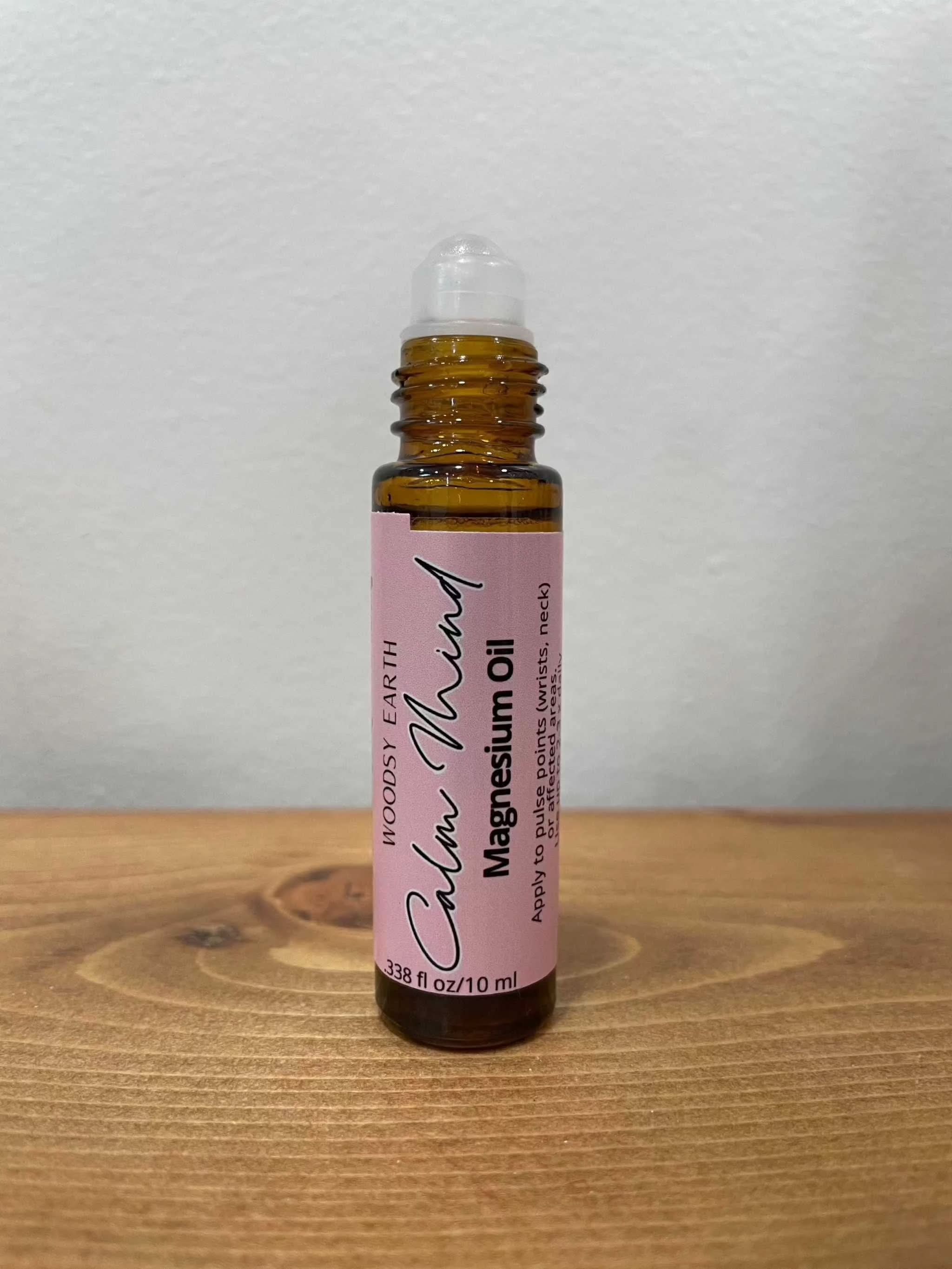 Woodsy Earth Roll On Calm Mind Magnesium Oil Roll-Ons – Sleep, Calm &amp; Breathe Blends