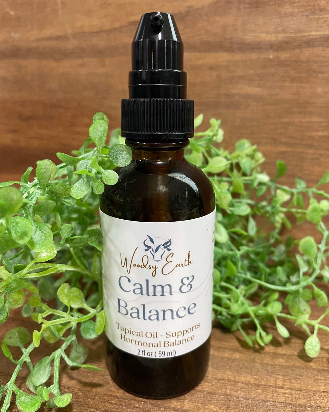 Calm &amp; Balance – Natural Hormone Support Oil with Magnesium &amp; Essential Oils | Woodsy Earth