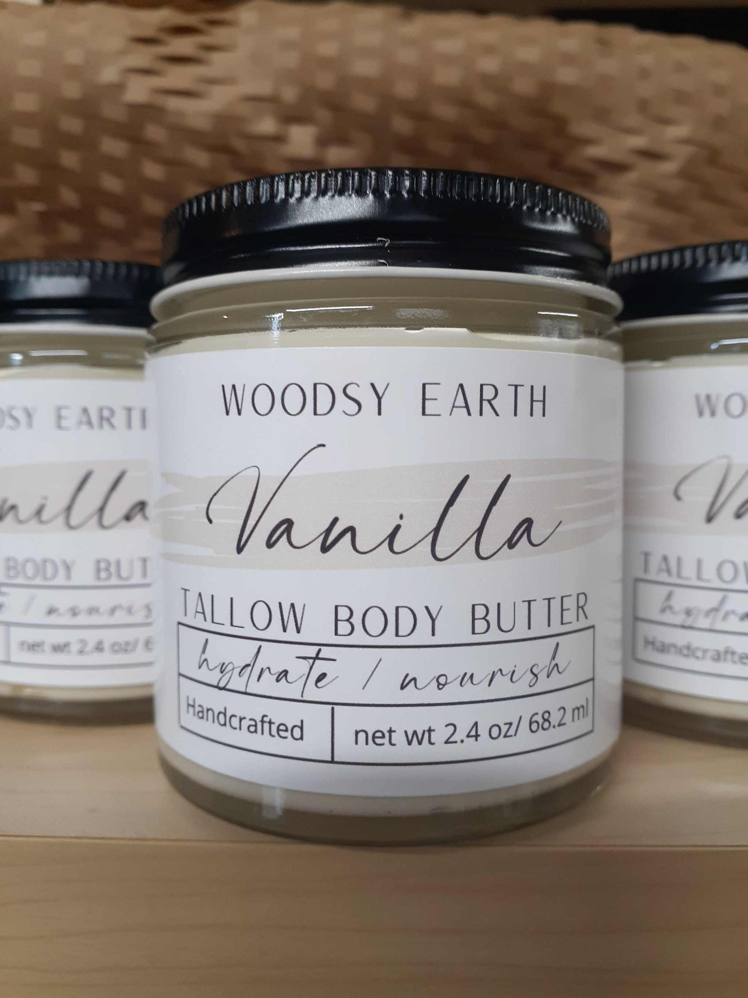 Vanilla Tallow Body Butter – Whipped Moisturizer for Soft, Healthy Skin