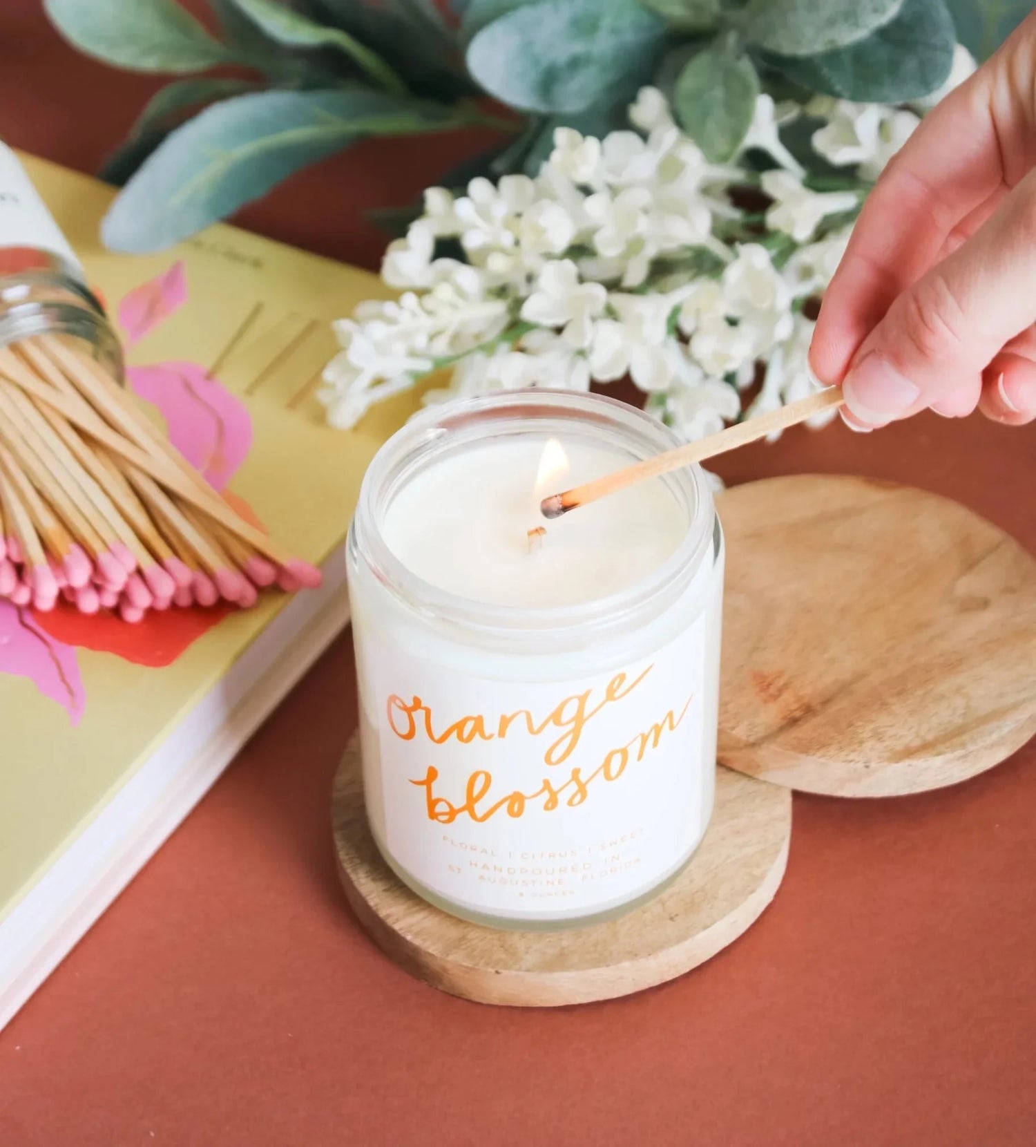 Orange Blossom - 8oz Soy Candle - My American Goods