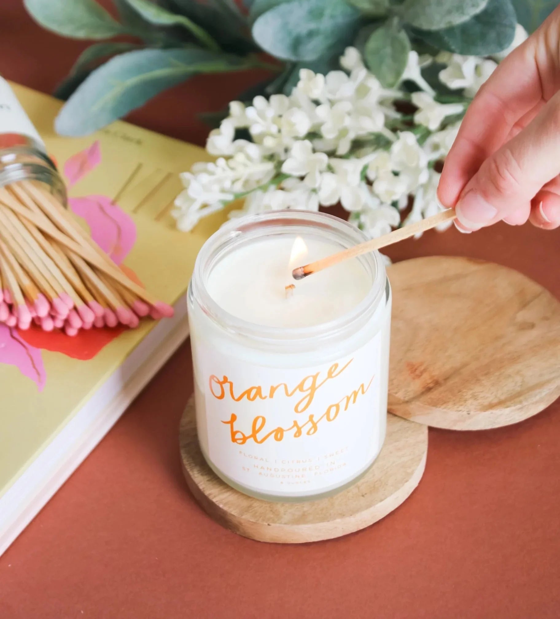 Orange Blossom - 8oz Soy Candle - My American Goods