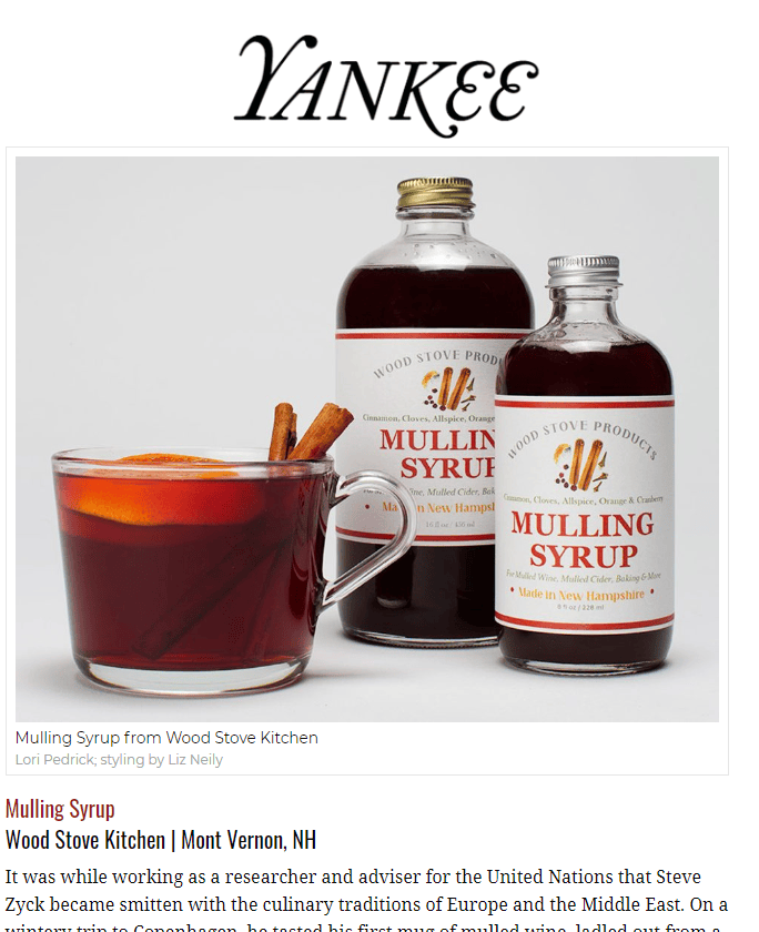 Wood Stove Kitchen Cocktail and Drink Mixers Mulling Syrup, 8 fl oz