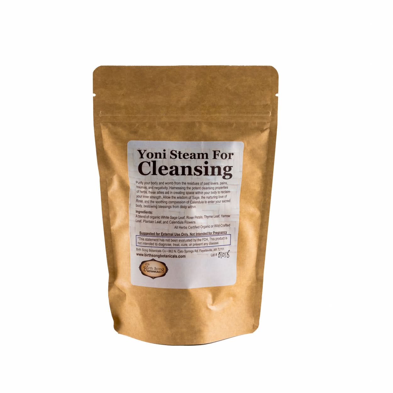 Birth Song Botanicals Co. Yoni steam Yoni Steam for Cleansing- Vaginal Steaming Herbs, Womb Blessing and Purify Herbs for V Steaming, Organic Herbal Blend For Uterine Wellness* 3 oz.