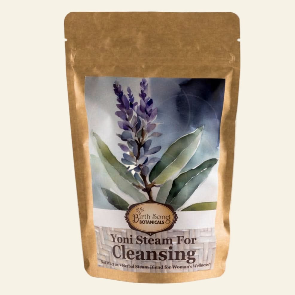 Birth Song Botanicals Co. Yoni steam Yoni Steam for Cleansing- Vaginal Steaming Herbs, Womb Blessing and Purify Herbs for V Steaming, Organic Herbal Blend For Uterine Wellness* 3 oz.