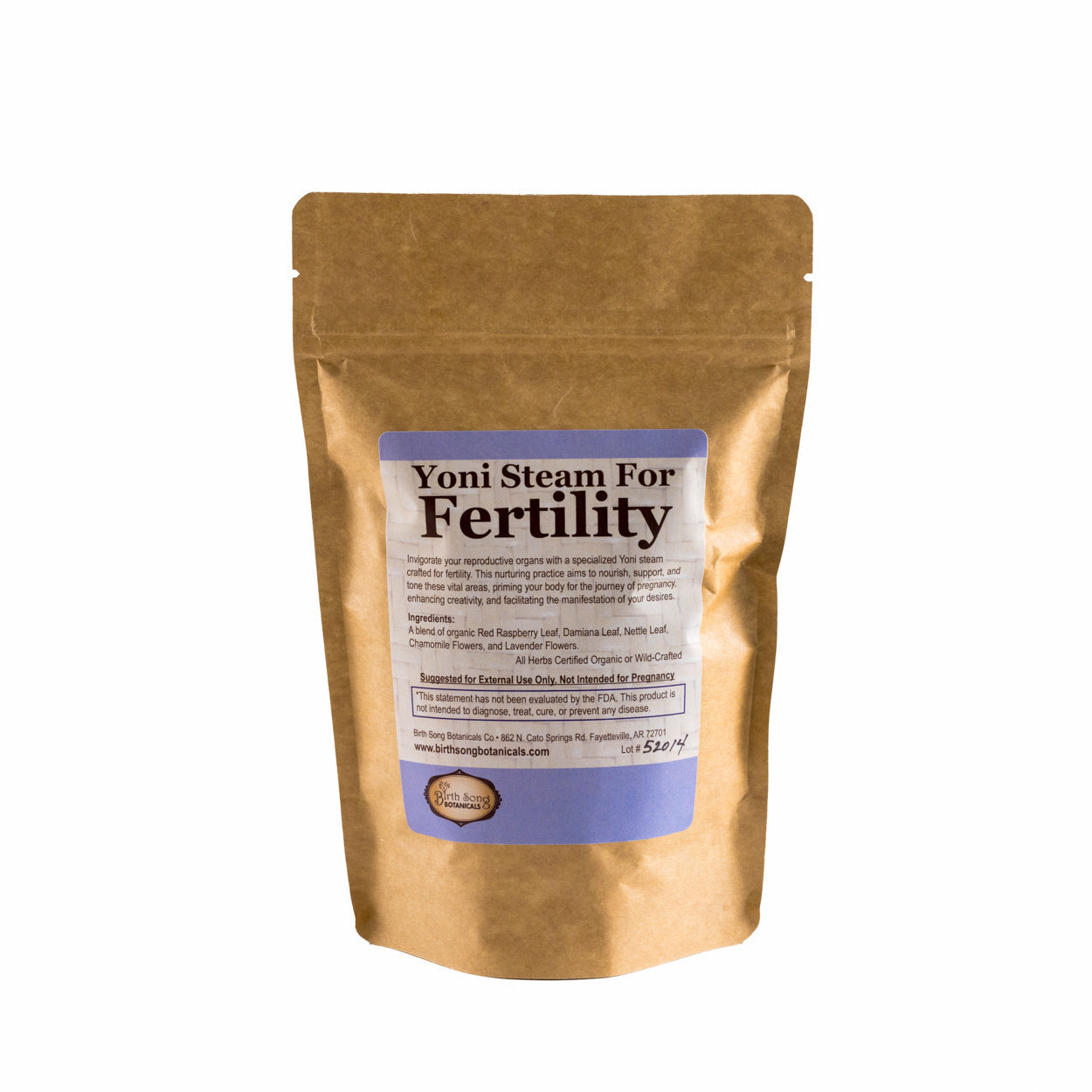 Yoni Steam for Fertility* Organic Herbal Vaginal Steaming Blend to Support Fertility and Womb Health, V Steam Herb, Vaginal and Uterine Care 3 oz. - My American Goods