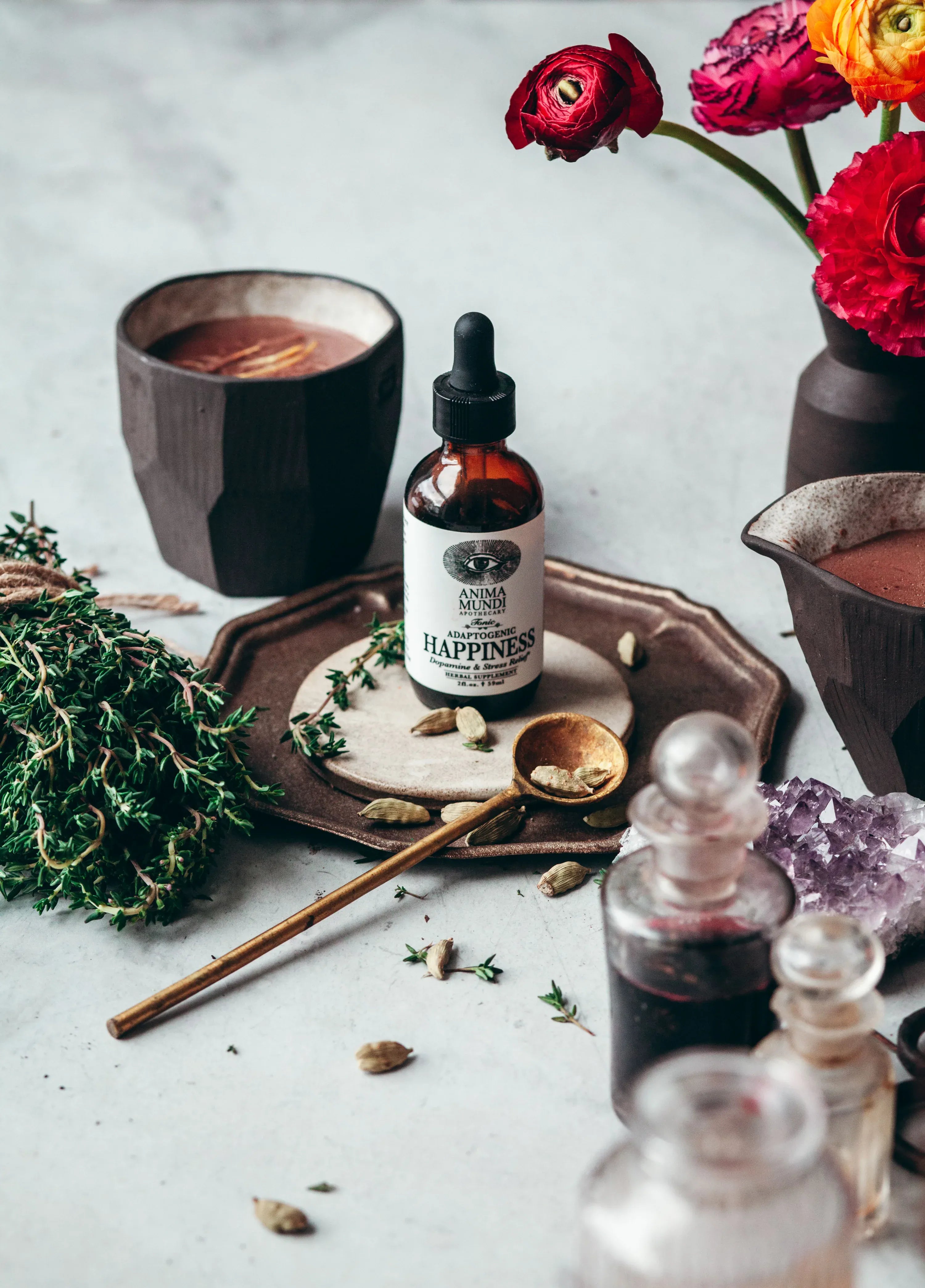 Anima Mundi Tincture HAPPINESS Tonic™️ | Adaptogenic Spirit Tonic*