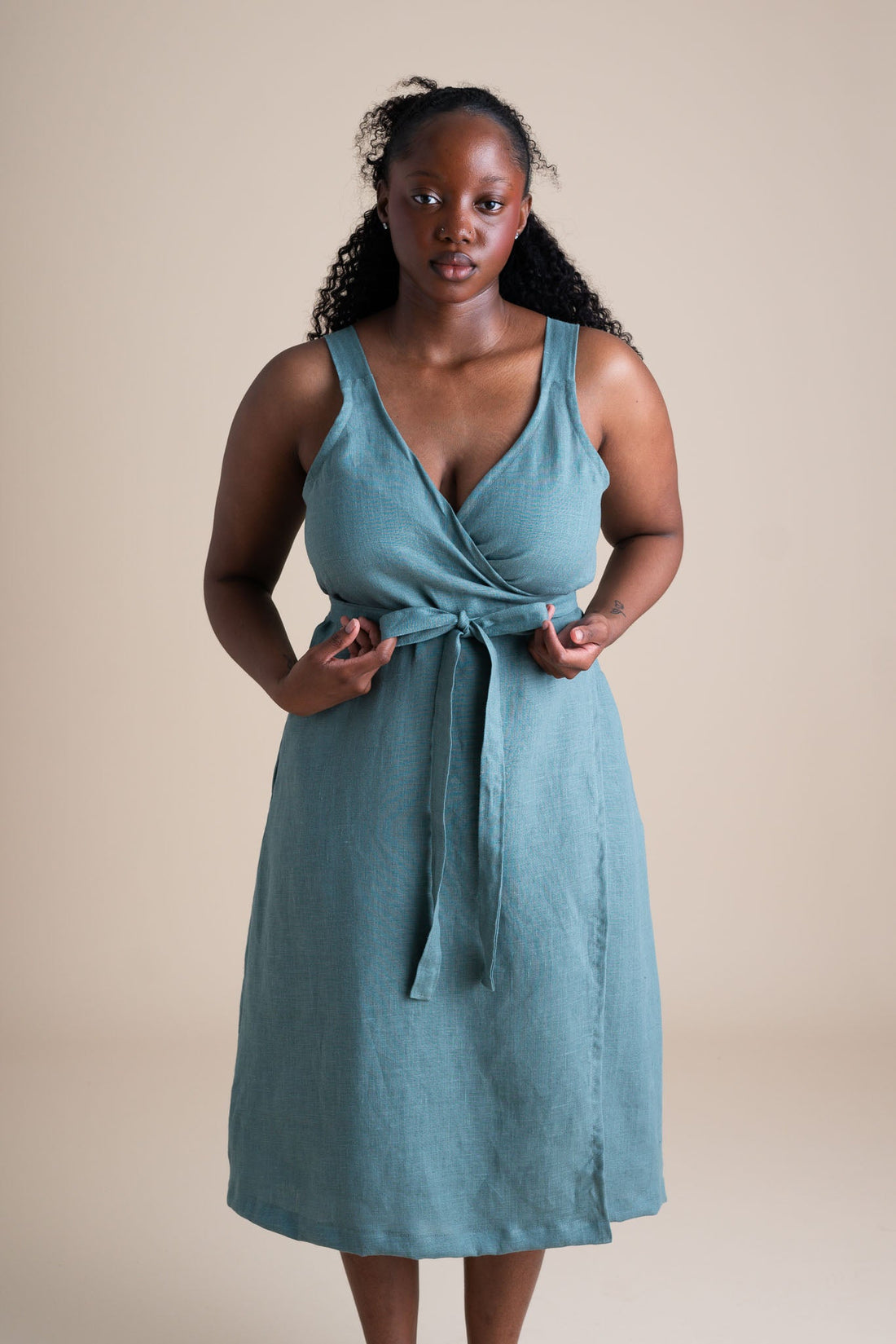 Rove Dress in Agave