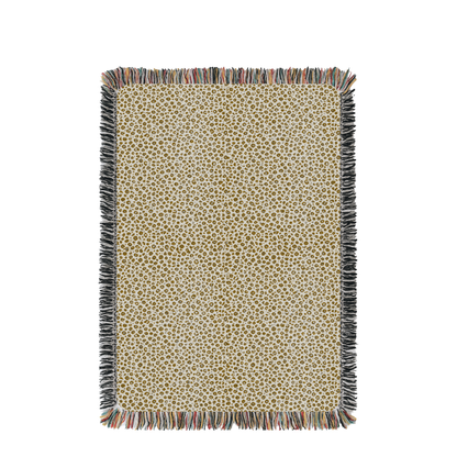 Zola Tawny Leopard Cotton Throw Blanket
