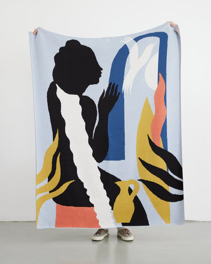 Biquette Throw Blanket Zora Throw Blanket