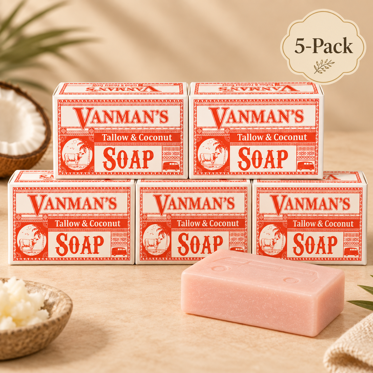 Tallow &amp; Coconut Soap | 3.8 oz