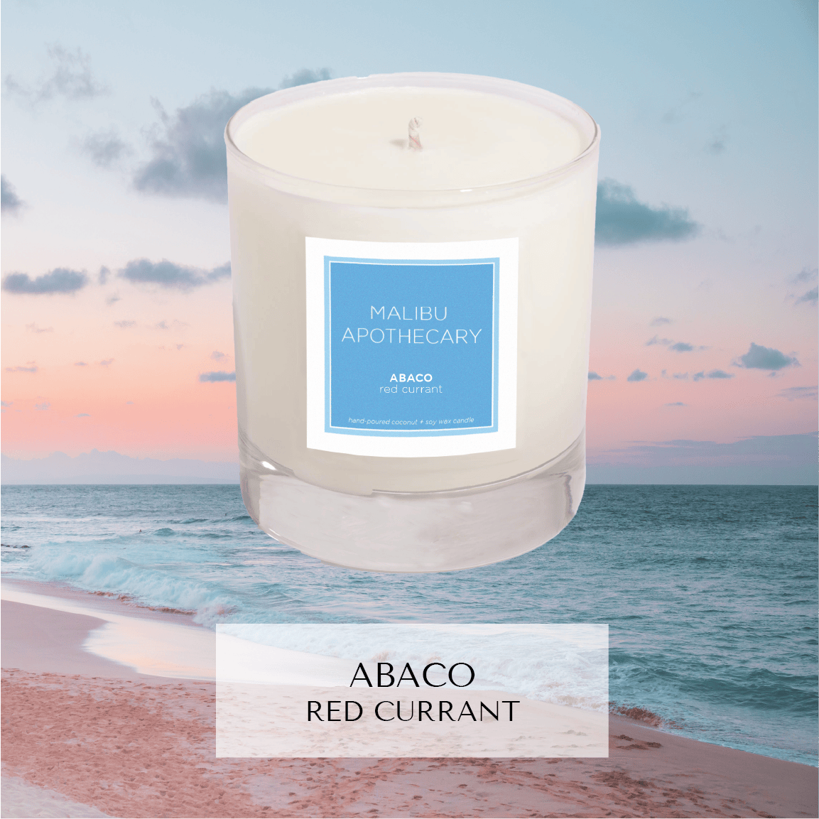 Malibu Apothecary Clear Gloss Abaco Clear Gloss x Blue Candle