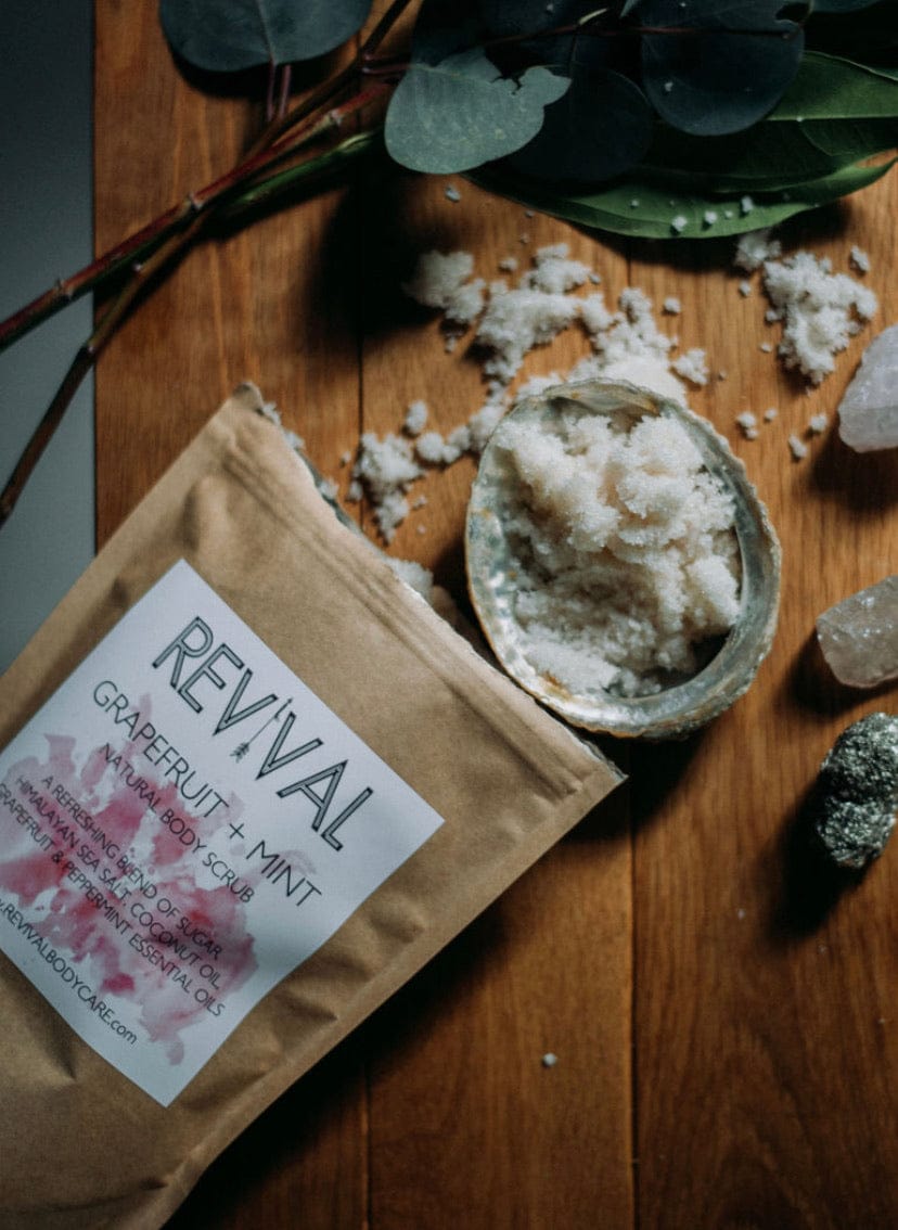 Revival Body Care BODY SCRUB GRAPEFRUIT + MINT BODY SCRUB