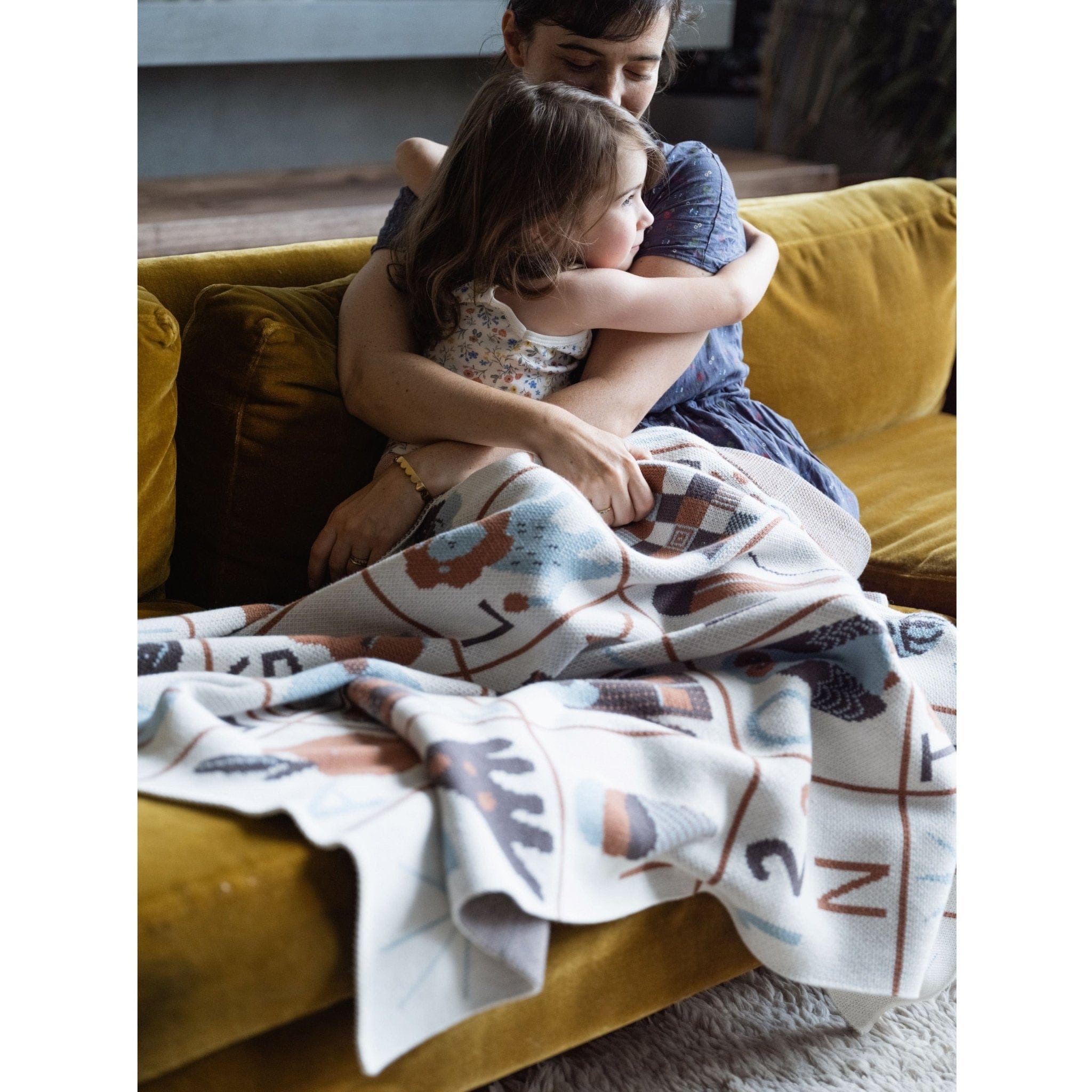 Biquette Baby Blanket ABC Baby Blanket