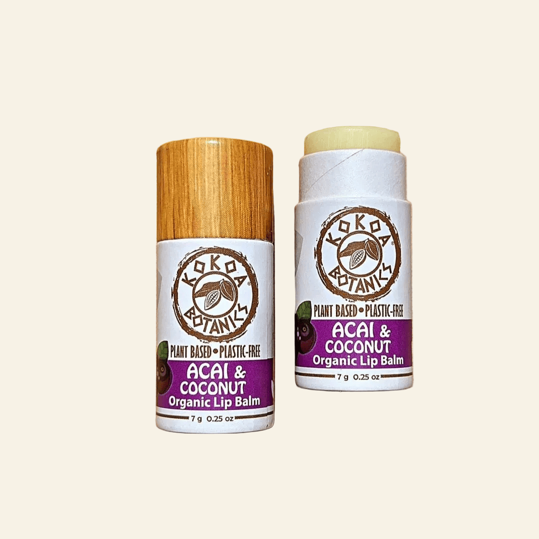 Acai and Coconut - Vegan Organic Lip Balm .25 oz