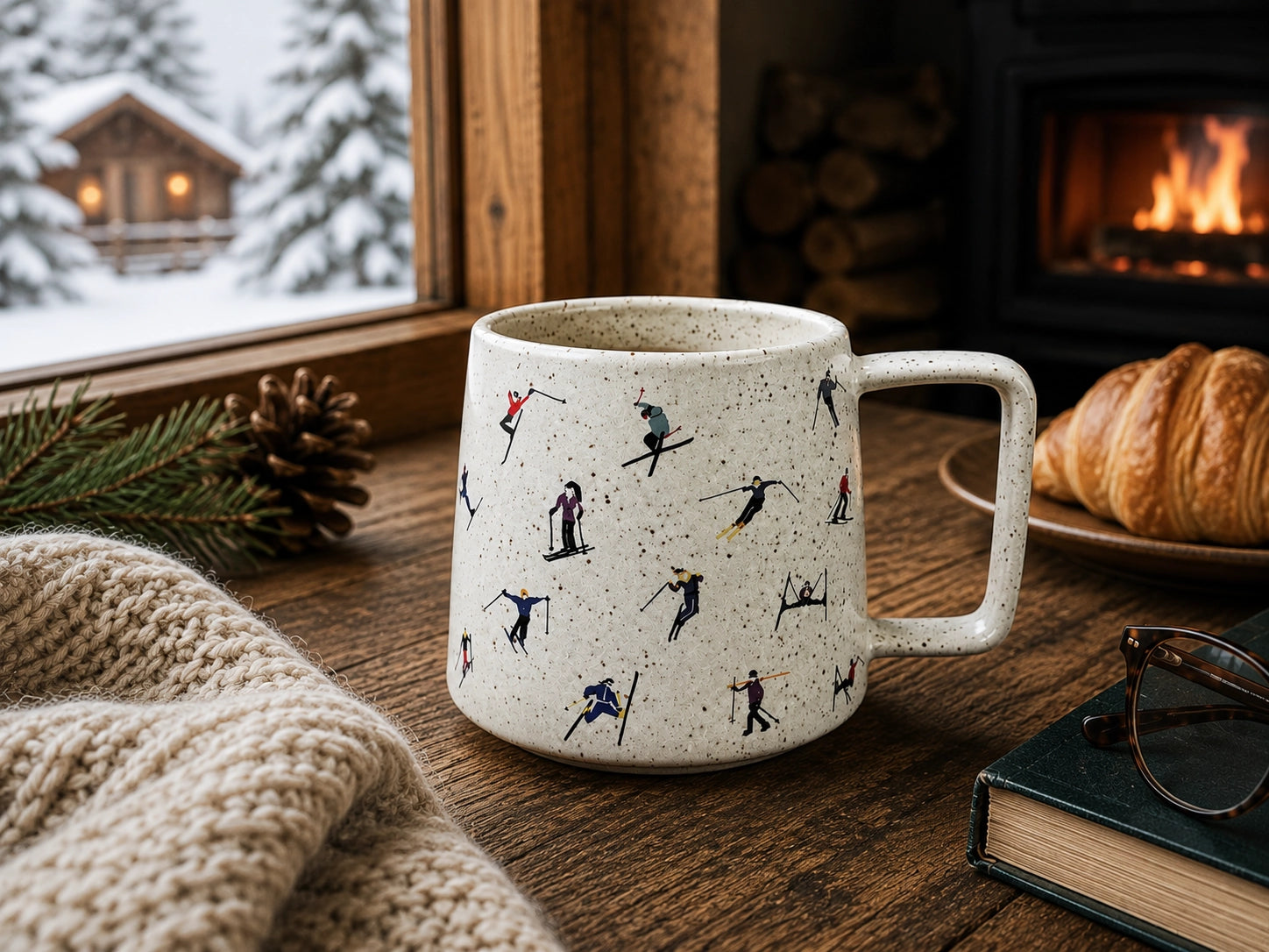 Ski Adventure Mug: Embrace the Slopes
