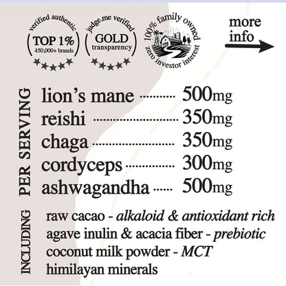 Adaptive Cacao Mushroom Superfood Drink