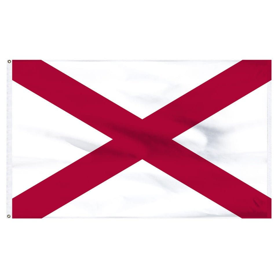 Flags Unlimited USA Nylon State Flags Alabama