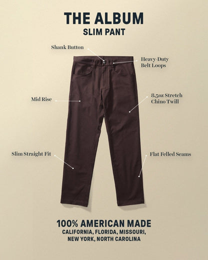 Devium Bottoms Album Slim Pant