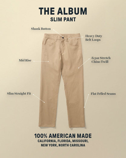 Devium Bottoms Album Slim Pant