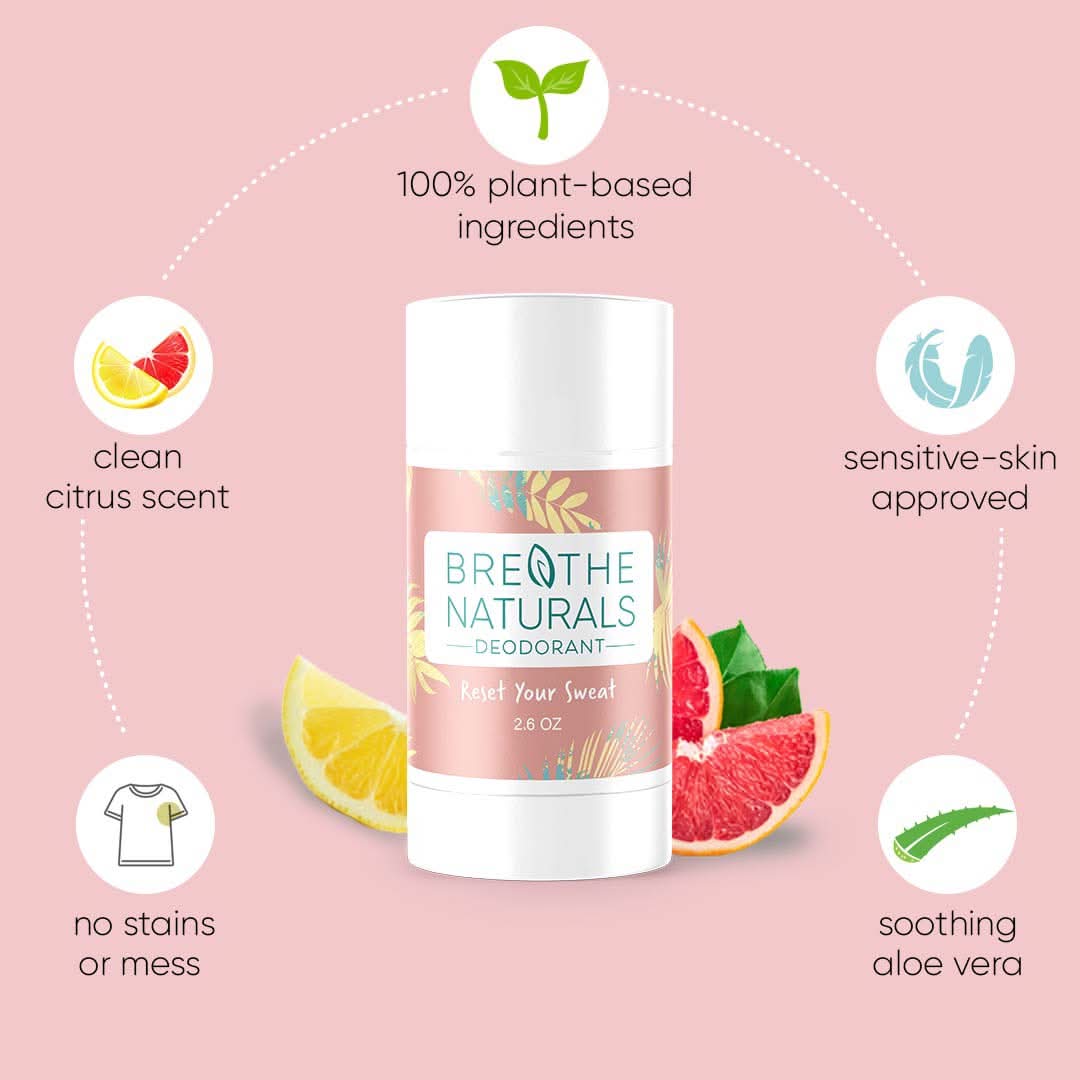 Breathe Naturals Deodorant Deodorant The Chick Pit Pack