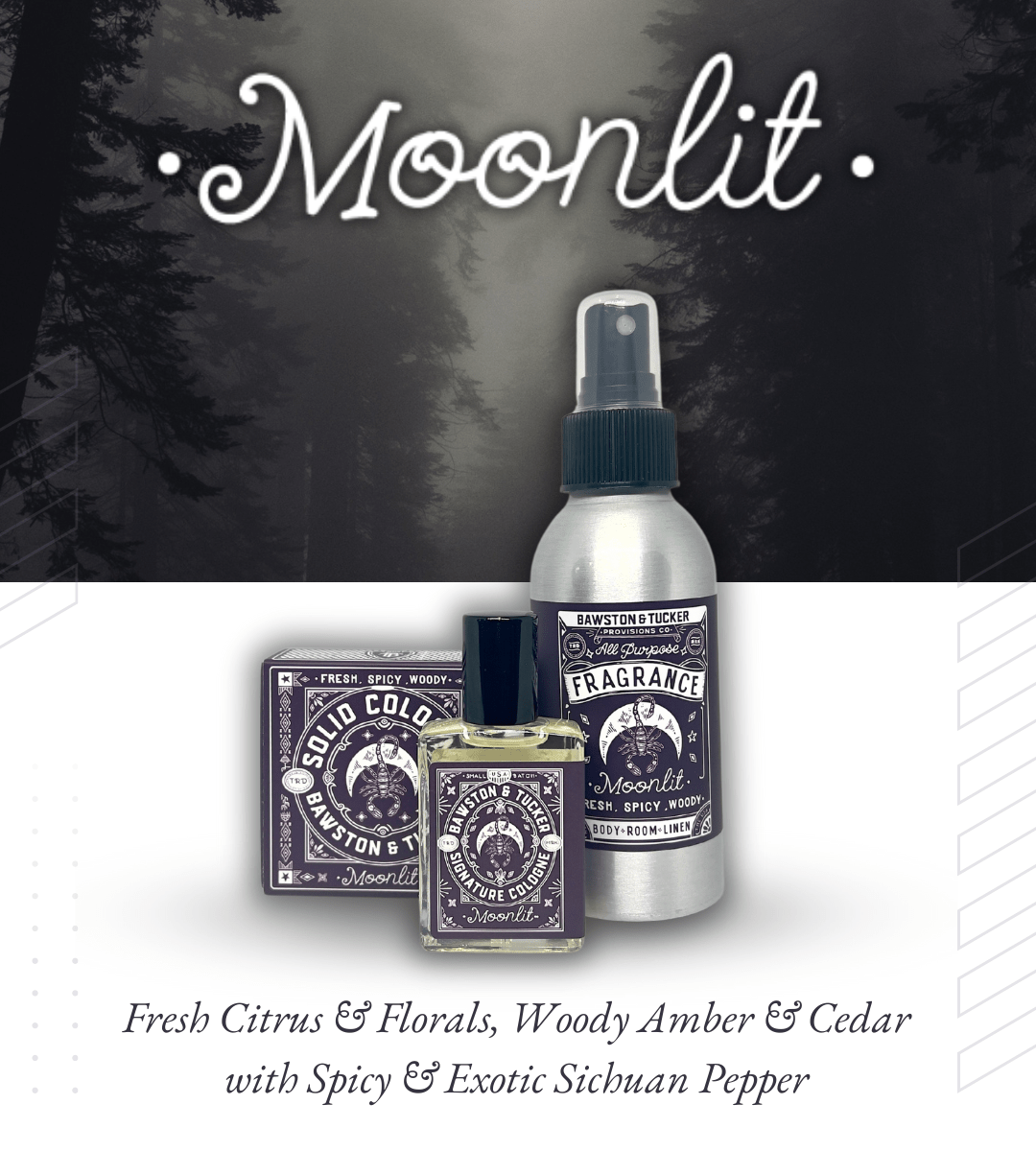 Bawston &amp; Tucker Fragrance Spray All Purpose Fragrance Spray - Moonlit - 4 fl oz