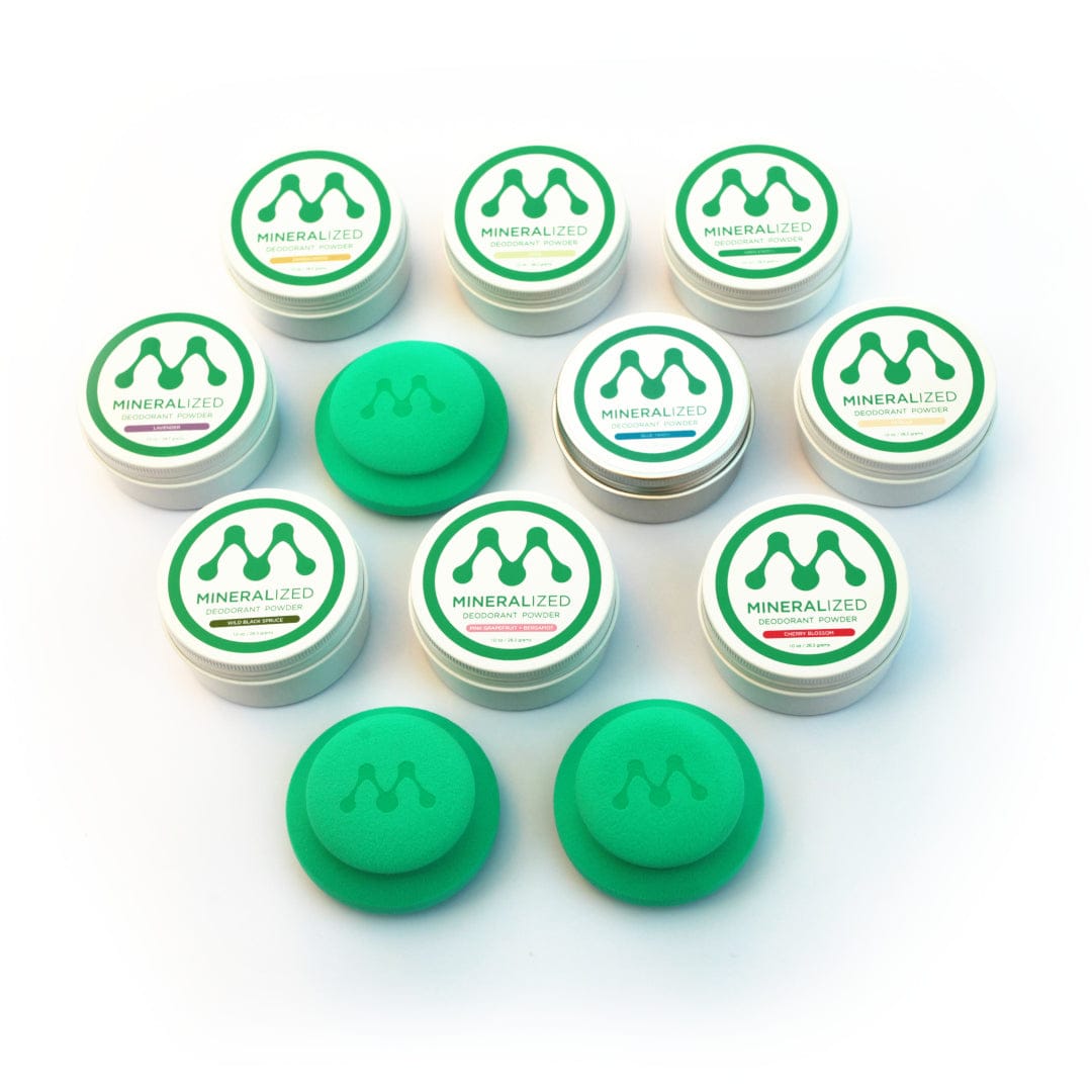 Mineralized Deodorant Mineralized Complete Deodorant Sample Collection