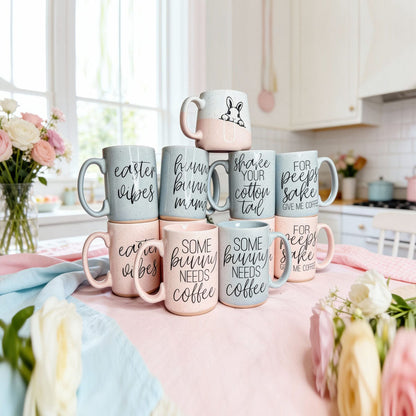 Gia Roma Coffee Mug, Easter Vibes Mug | Spring Coffee Mug 16oz