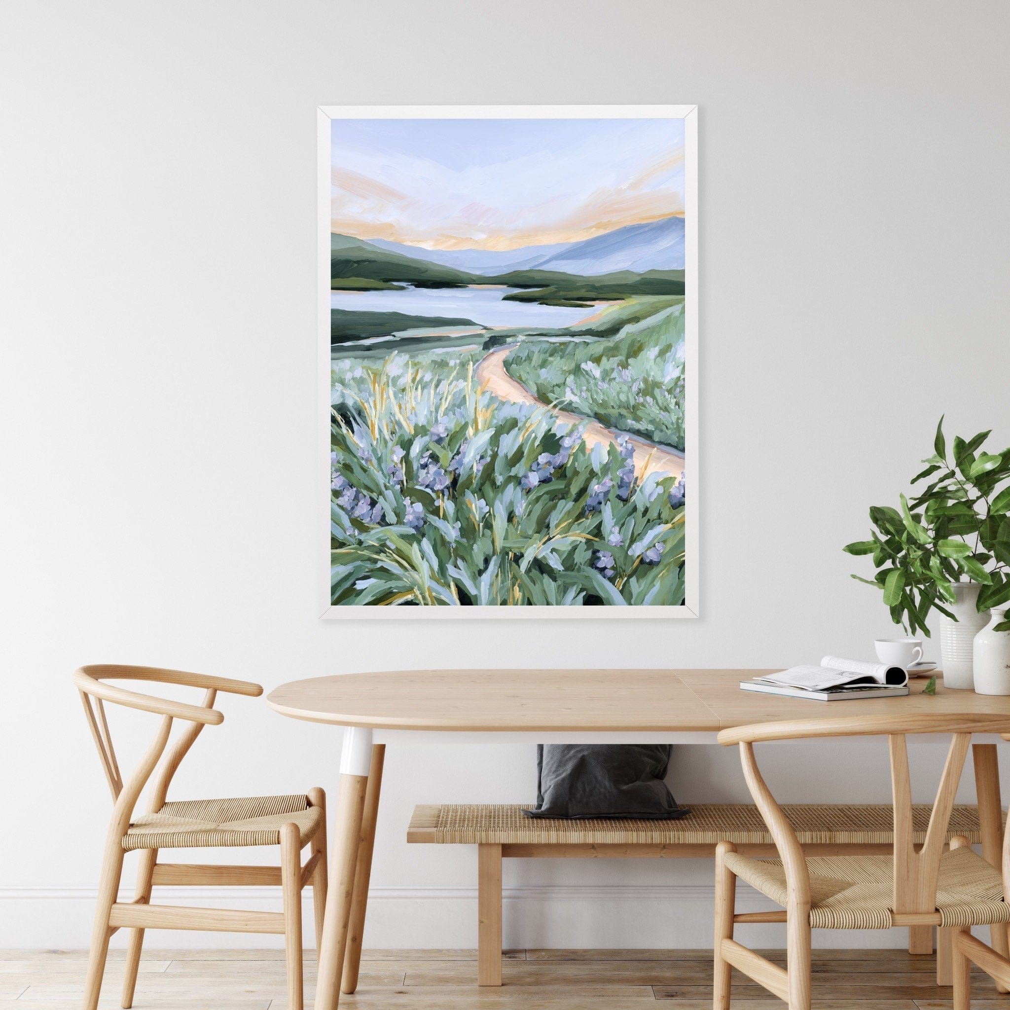 Katie Garrison Art Print "Among the Wildflowers" Art Print