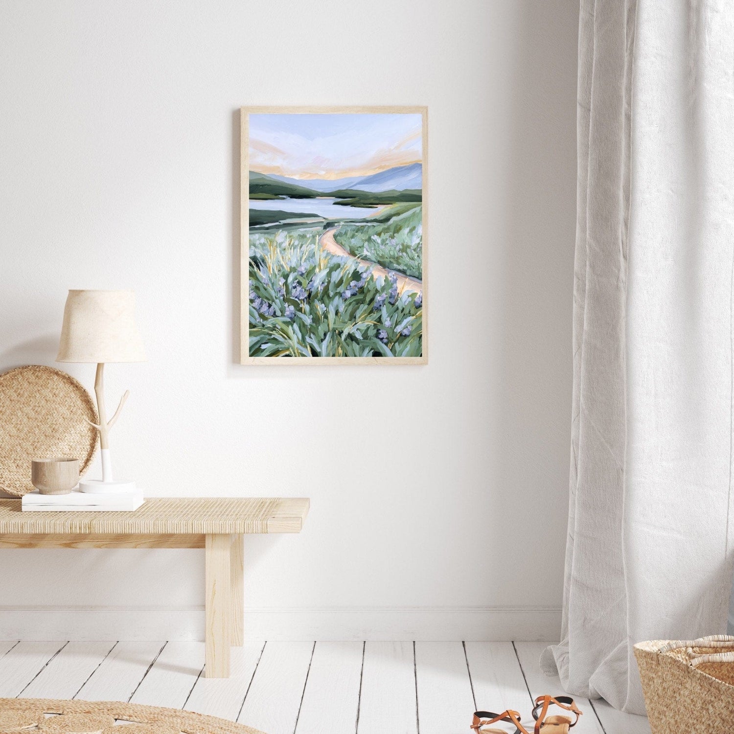 "Among the Wildflowers" Art Print