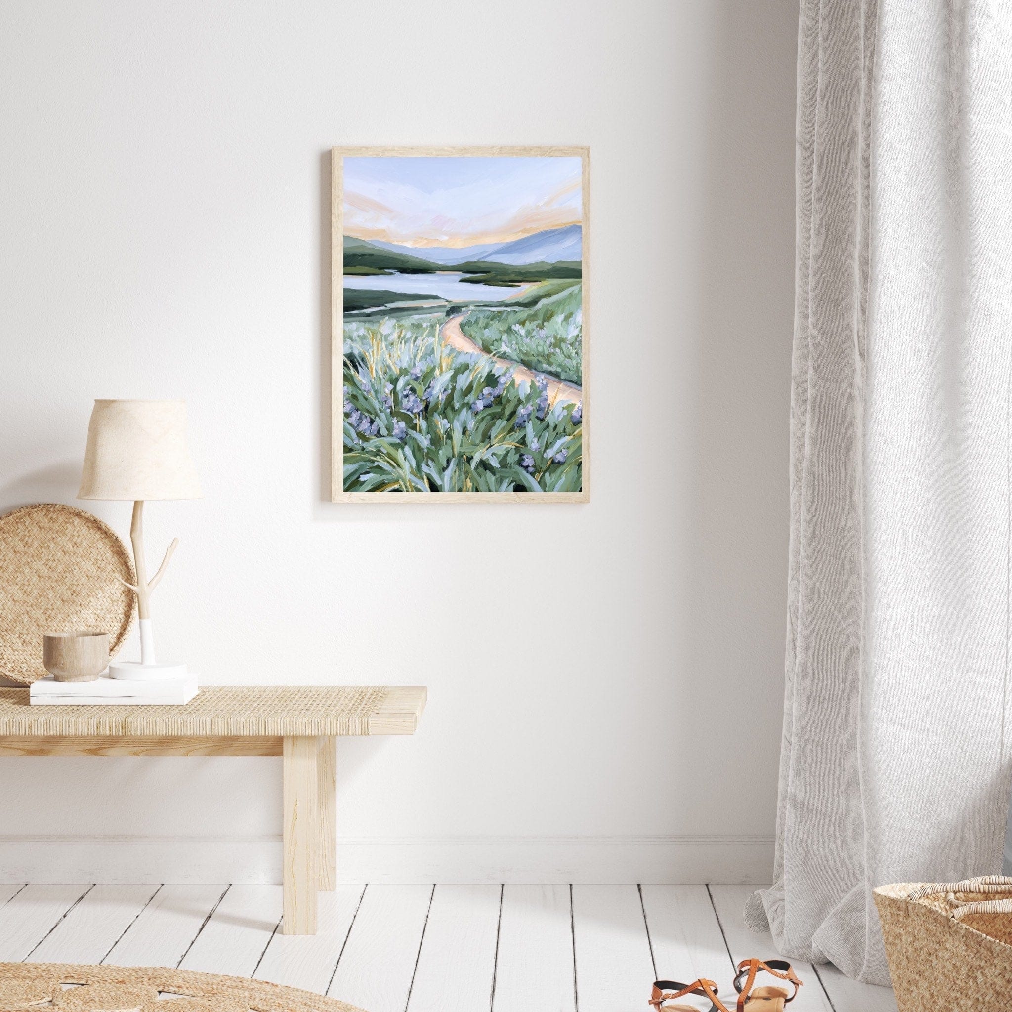 Katie Garrison Art Print "Among the Wildflowers" Art Print