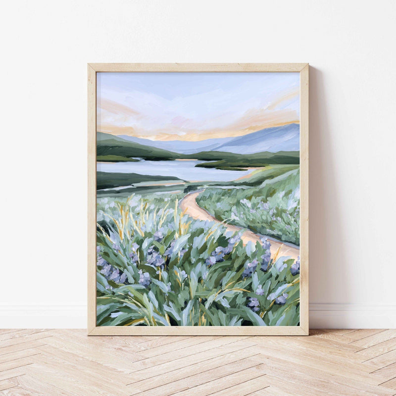 Katie Garrison Art Print "Among the Wildflowers" Art Print