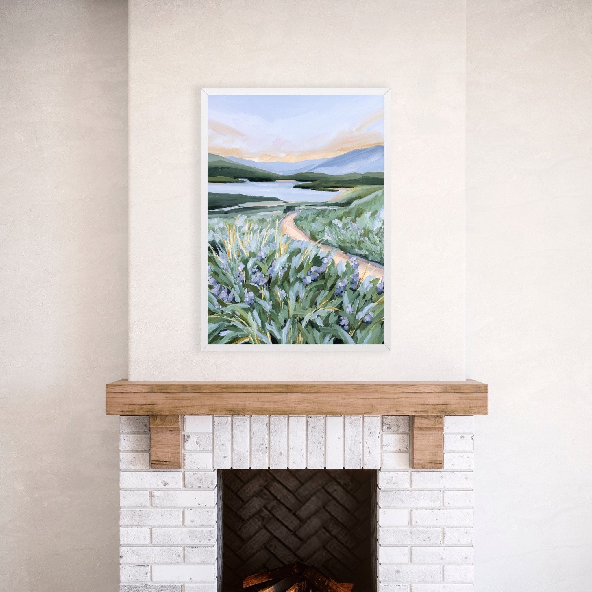 Katie Garrison Art Print "Among the Wildflowers" Art Print