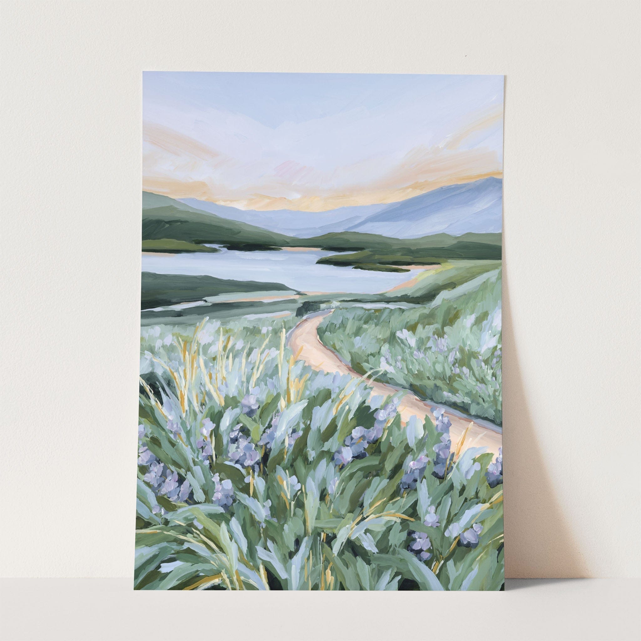 Katie Garrison Art Print Paper Print / 5x7 in / No Frame "Among the Wildflowers" Art Print