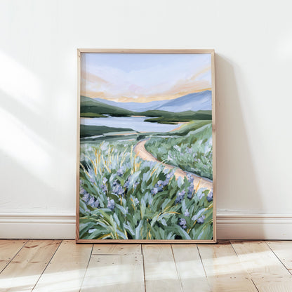 "Among the Wildflowers" Art Print