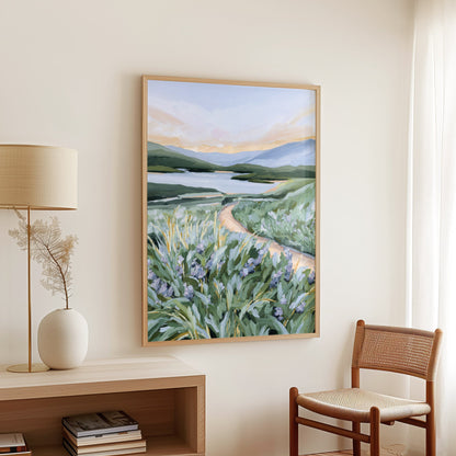 "Among the Wildflowers" Art Print