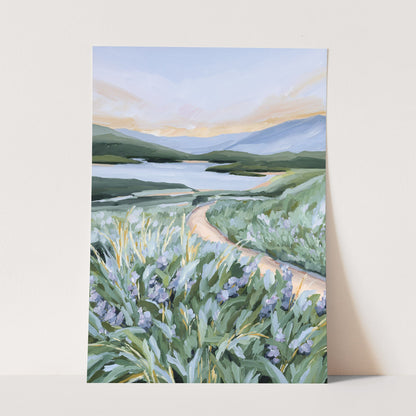 "Among the Wildflowers" Art Print