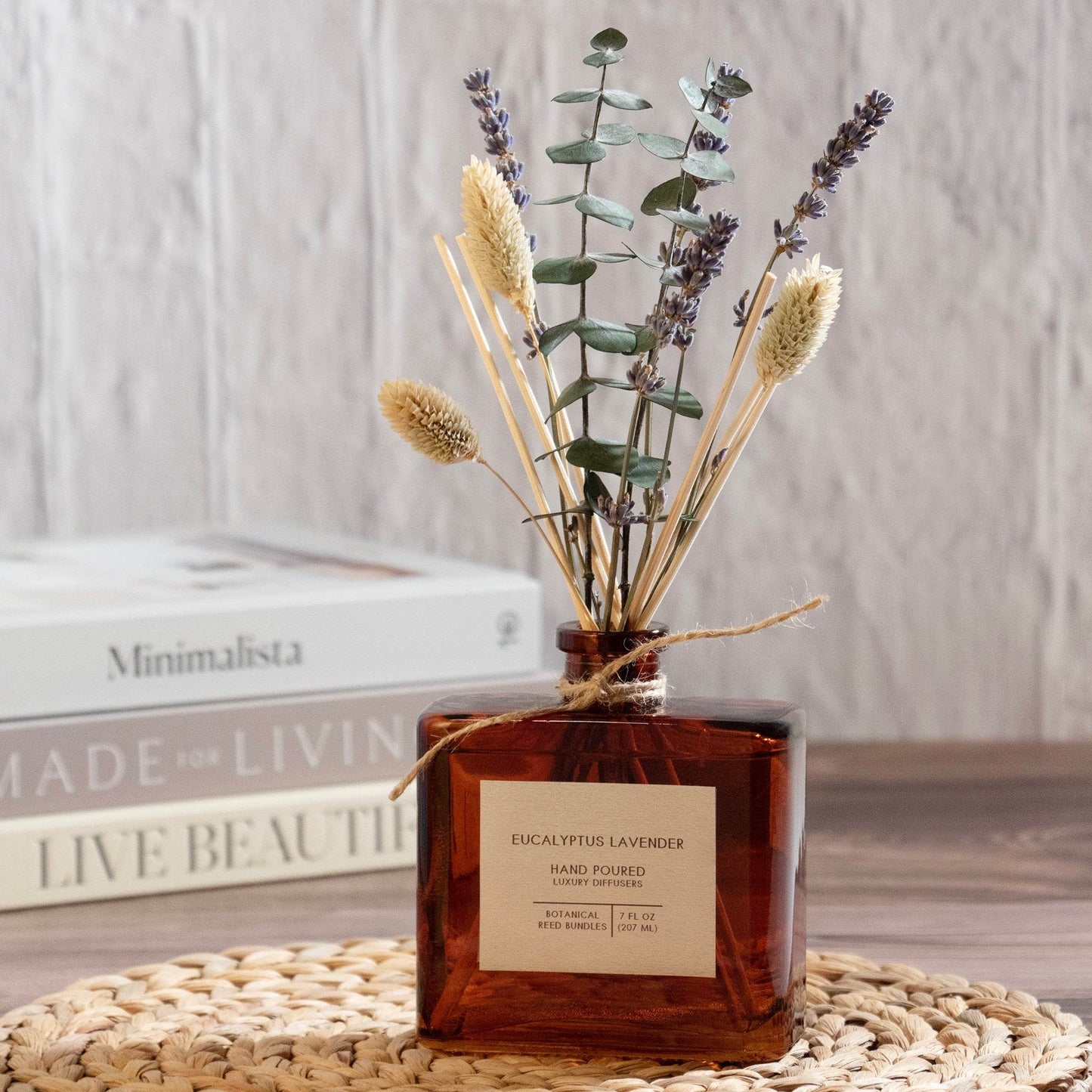 Eucalyptus Lavender Bouquet Reed Bundle Fragrance Diffuser - My American Goods