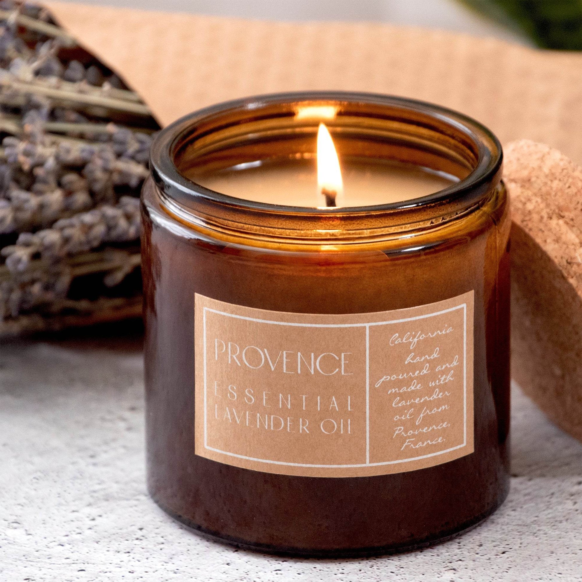 Lavender Essential Oil 10 oz Aromatherapy Candle - My American Goods